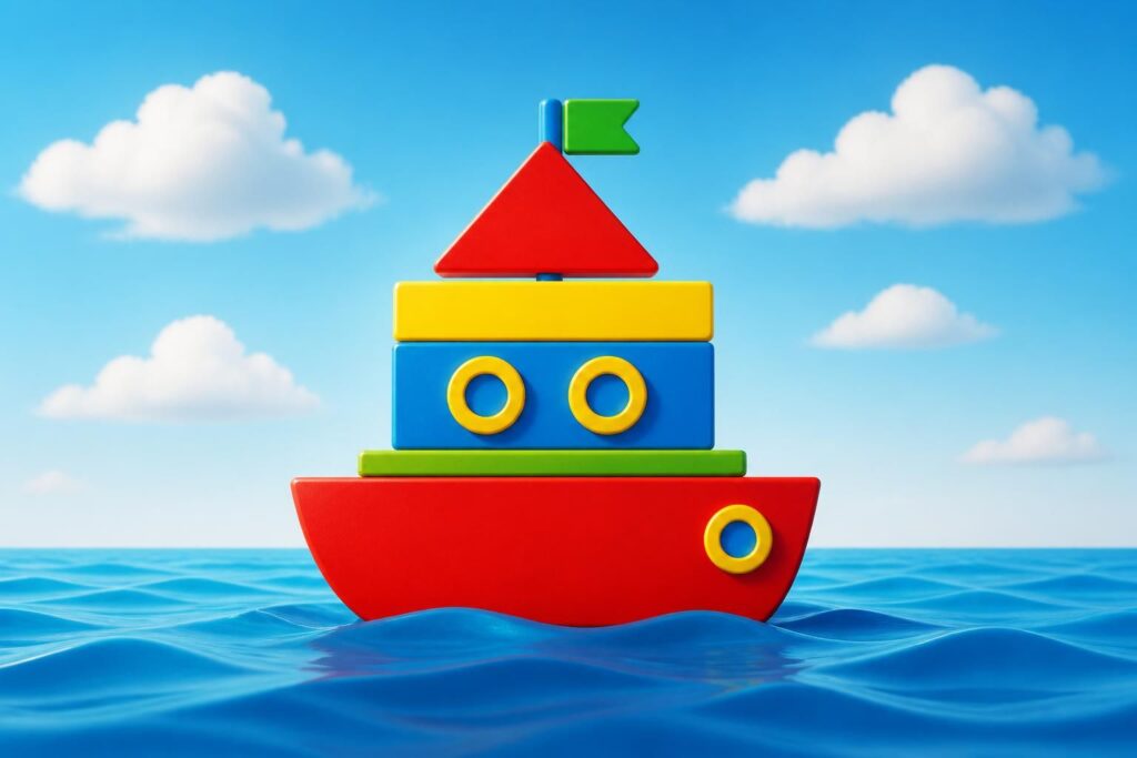 découvrez un dessin de bateau facile à réaliser pour enfants, avec des formes simples et colorées, idéal pour éveiller la créativité des plus petits.