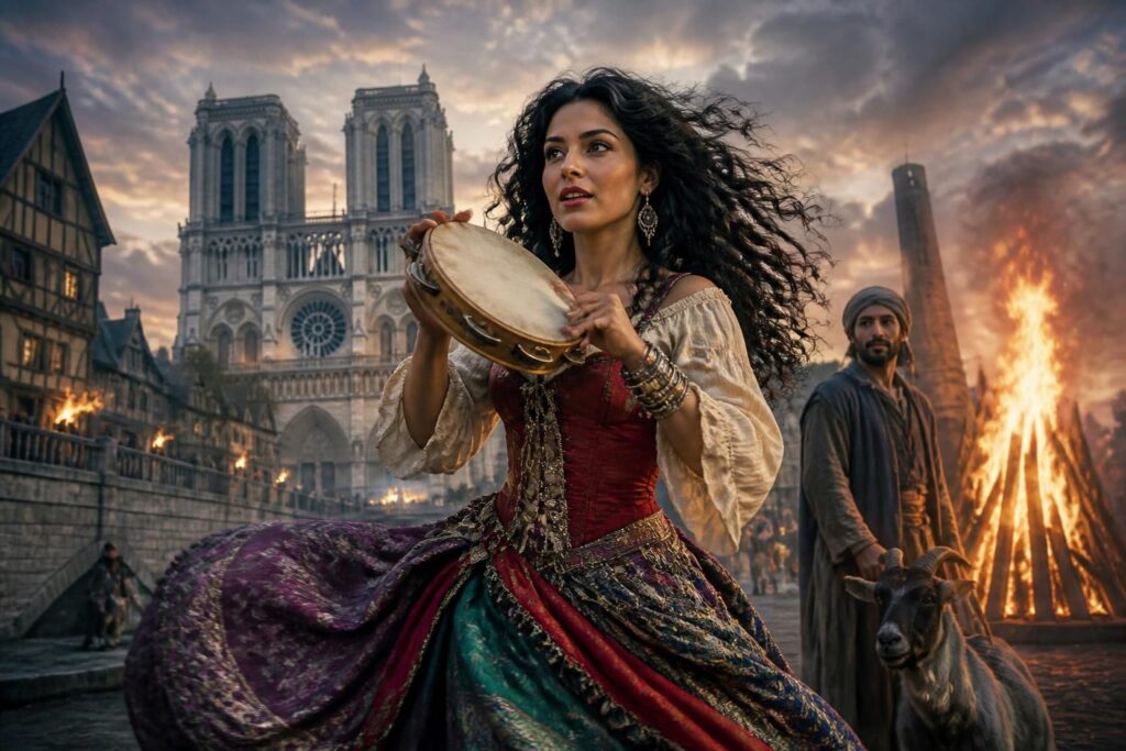 découvrez l'histoire fascinante d'esmeralda, personnage emblématique de notre dame de paris, ainsi que ses nombreuses adaptations à travers le temps.