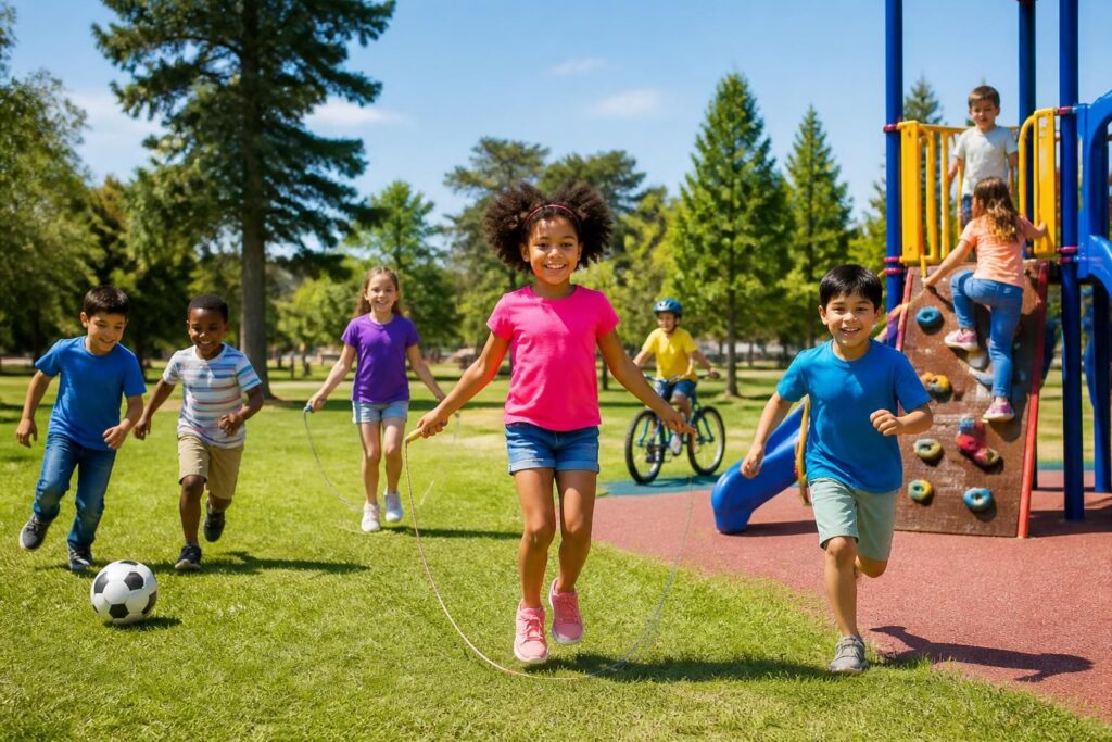 découvrez les meilleures activités sportives pour enfants, idéales pour bouger tout en s’amusant et développer leur énergie et coordination.