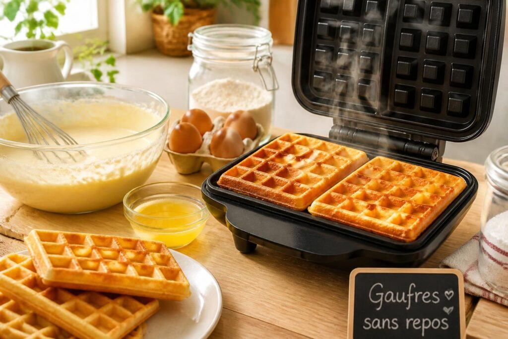 découvrez des recettes rapides de pâte à gaufre sans temps de repos et nos astuces pour obtenir des gaufres croustillantes et savoureuses en un rien de temps.